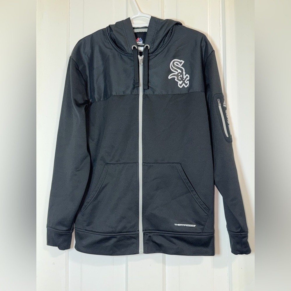 Men's medium Majestic Chicago white Sox therma base jacket coat light weight
